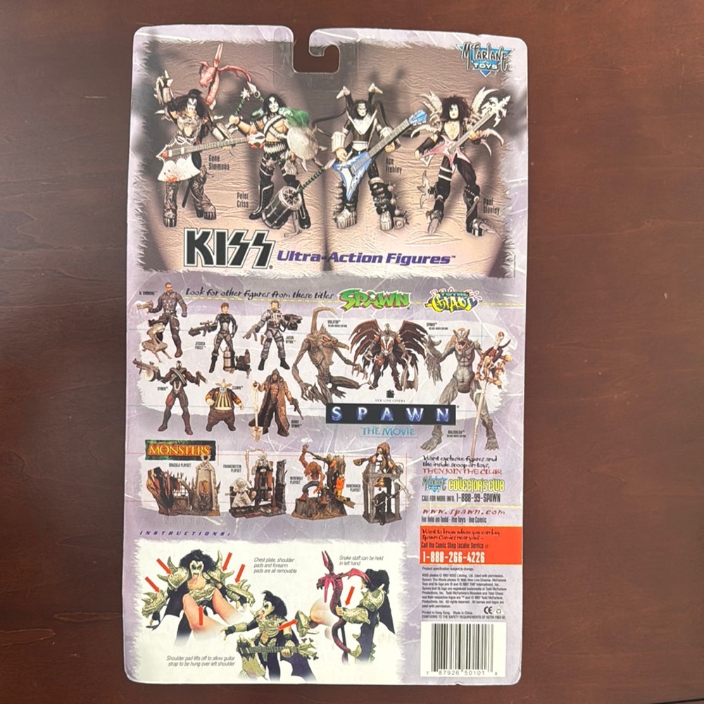 NIB Vintage KISS Gene Simmons McFarlane Toys Ultra Action Figure - Picture 2 of 9